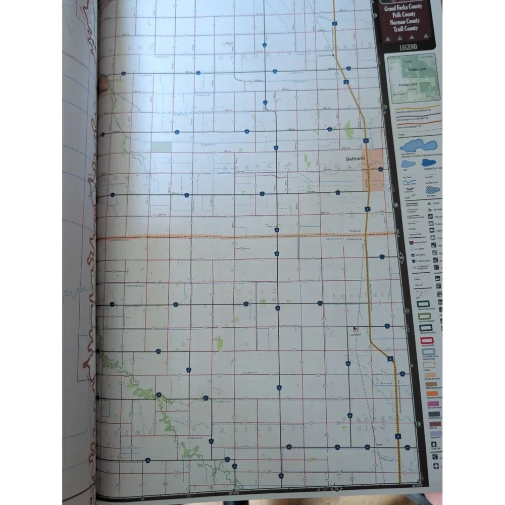 Central & Northwest Minnesota All Outdoors Atlas by Sportsman's Connection VG